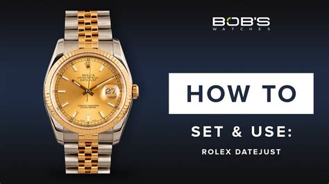 how to change date on rolex datejust|Rolex setting date and time.